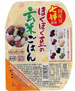 越後製菓 ほくほく豆の玄米ごはん 150g×12個