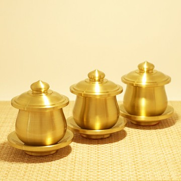 臺灣供佛水杯純銅拉絲圣水杯供杯大悲水杯凈水杯光身供水杯供佛杯