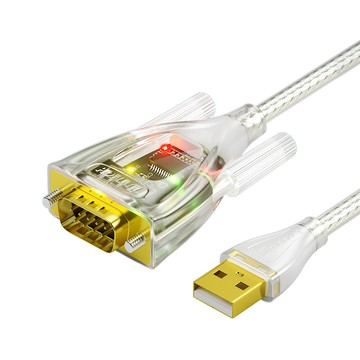 DTECH 0.5/1M USB轉RS232轉換線 序列埠線 FTDI231晶片(40-750-09~10