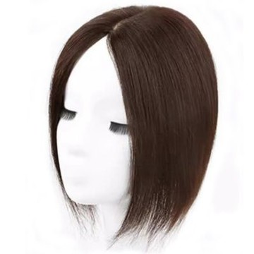 MoonDy 女生假髮 30CM-摩卡色 髮片 高顱頂 216 真髮假髮 中短髮 假髮 增