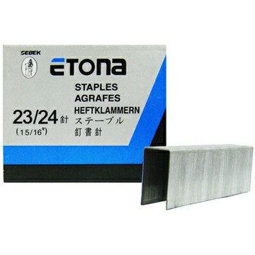 【文具通】ETONA E-23/24訂書針高24mm P2010009【APP滿額下單4%點數(單一帳號最高1500點)】5/31止