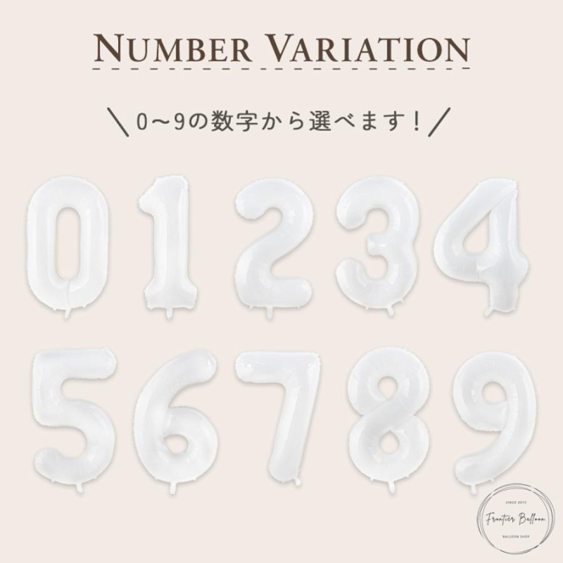 数字 バルーン Mサイズ 70cm 誕生日 ホワイト ナンバーバルーン 風船 飾り付け サプライズ 大きい パーティー プレゼント 安い ぺたんこ配送  送料無料 LINEショッピング