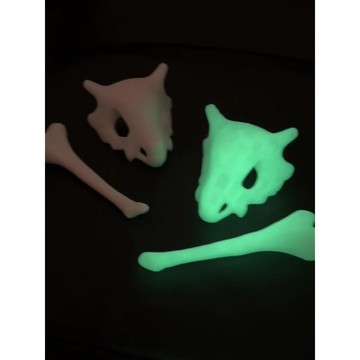 小廢物俱樂部 嘎啦嘎拉髮飾 頭盔面具髮簪 3D打印 夜光飾品 可愛髮夾 髮飾 生日禮物 交換禮物 少女感簪子 小廢物