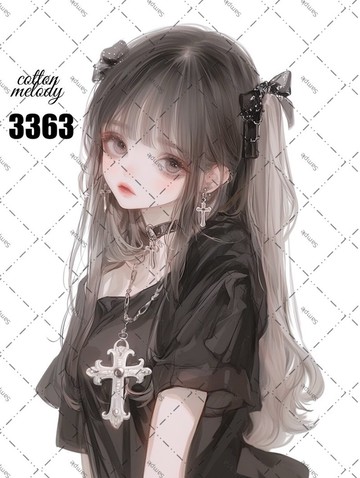 original sticker no.3363 人物貼紙 原創貼紙 原創人物貼紙 裝飾貼紙 cotton melody