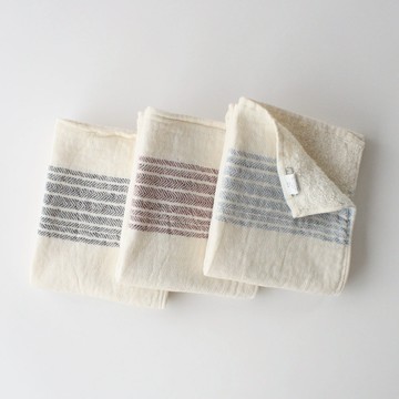 日本Kontex Flax line系列有機棉長毛巾- 34x80 cm (3色) - 深紅