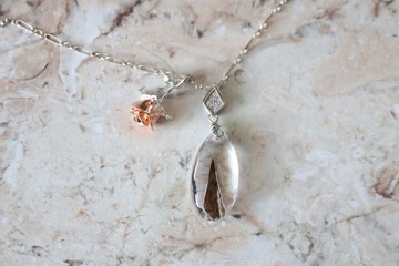 Journal-沙丘 (異象水晶)幻象金字塔水晶x末世星球玫瑰925銀項鏈