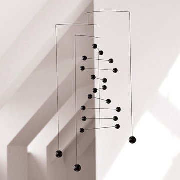 Flensted Mobiles丹麥平衡吊飾北歐木質雕塑風鈴別墅裝飾