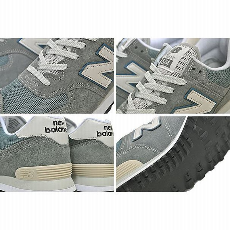 ニューバランス 574 NEW BALANCE ML574BA2 width D STEEL GRAY