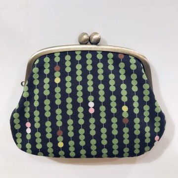 【和夢兔】京都宇治親子型口金包-糰子(黑)