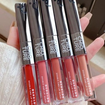 💓正品💓CHIOTURE稚優泉雙頭脣釉 鏡面水光口紅 純欲玻璃唇 顯白 不掉色不沾杯 透明脣蜜 啞光脣泥口紅