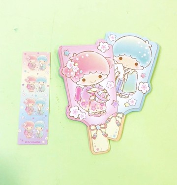【震撼精品百貨】Little Twin Stars KiKi&LaLa Sanrio 雙星仙子紅包袋-千入羽板#84498