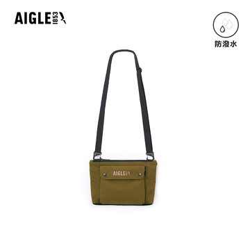 AIGLE 防潑休閒小側背包 2L｜AG-5AB10A071 橄欖綠 (防水包 斜背包 旅行包 側肩背包 旅遊小包)