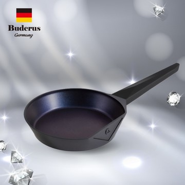 【Buderus】鑽石可立鍋系列 24cm平底鍋(無蓋)-銀河藍