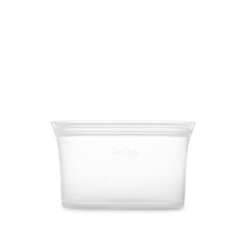 【ZipTop】美國白金矽膠袋-24oz/710ml碗型袋(M) 雲朵白