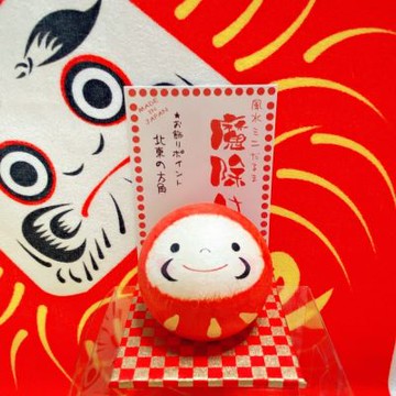 RYUKODO 龍虎堂京都手作和紙擺飾-風水福達摩(共5色)