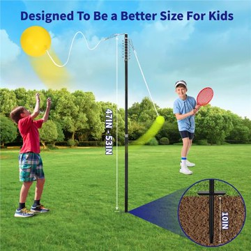 網球訓練器打回彈輔助器材兒童青年大人初學者揮拍練習套裝