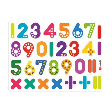 ariati 算術磁性貼  1組  30pieces