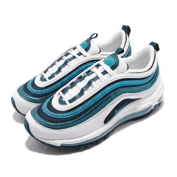 NIKE 休閒鞋Air Max 97 RF 運動女鞋經典款氣墊點點球鞋穿搭大童白藍
