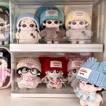 💗小紅書推薦💗盲盒收納展示架PET透明防塵樂高手辦擺件展示櫃泡泡瑪特展示盒💗桃園出貨
