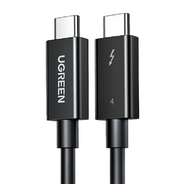UGREEN 綠聯 英特爾官方認證Thunderbolt 4 雷電4 Type-C傳輸線 40Gbps 100W 支援USB4旗鑑版  2m  不適用  1條