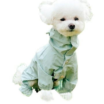 Woolly 萌萌斗篷雨衣  薄荷綠色  L  1件