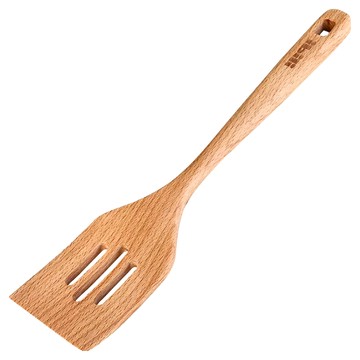 ibili 櫸木直柄濾油鍋鏟 (30cm)  原木色  1支