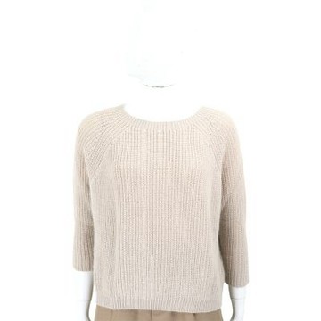 Max Mara-WEEKEND XENO 微絨毛 杏色馬海毛混紡針織衫 毛衣