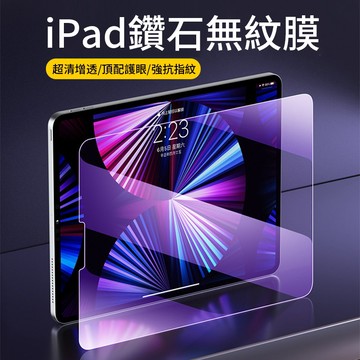 藍光護眼鋼化膜 玻璃貼 適用iPad 11/10/9/8/7/A16 pro 11吋M2 M3 M4 10.9吋 保護貼