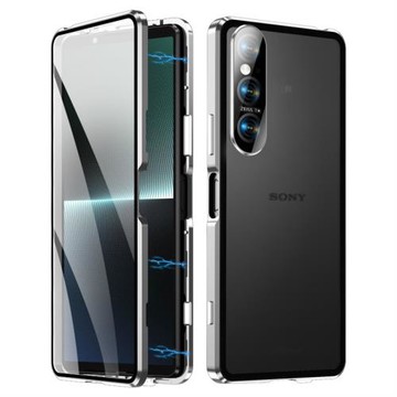 適用索尼Xperia1 VI 代金屬邊框手機殼雙面高清玻璃X10 VI萬磁王