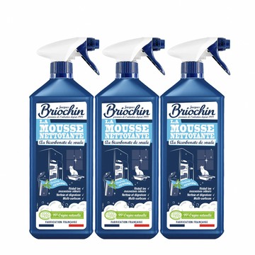 Maison Briochin 【Jacques Briochin 藍牌】小蘇打萬用泡沫去味清潔劑 750ml 超值3件組