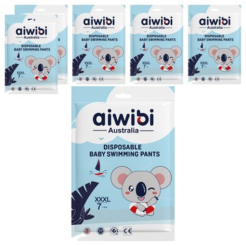 aiwibi 愛薇彼 一次性褲型尿布 游泳用 男女通用  XXXL  6件