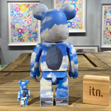 BE@RBRICK Rene Magritte 藝術家天空400% + 100%推薦| 台灣樂天市場