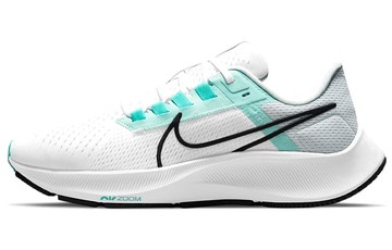 WMNS AIR ZOOM PEGASUS 38 WHITE AURORA GREEN
