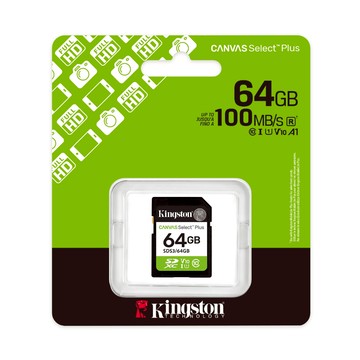 Kingston Canvas Select Plus SD 記憶卡 SDS3 64GB 代理商保固