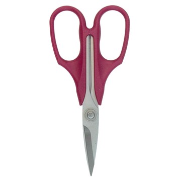 Clover 可樂牌 拼布剪刀 13CM  紅紫色  1個