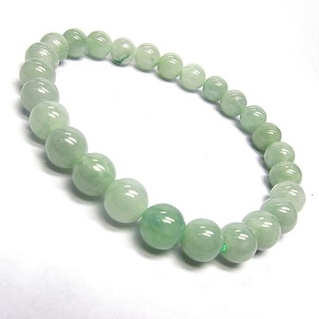 【小樂珠寶】蘋果綠翡翠手珠手鍊(招財帶來貴氣)