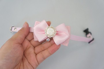 貓咪狗狗兔子鴨子-小型(P-S)-三角巾領巾項圈項鍊 貓咪安全扣