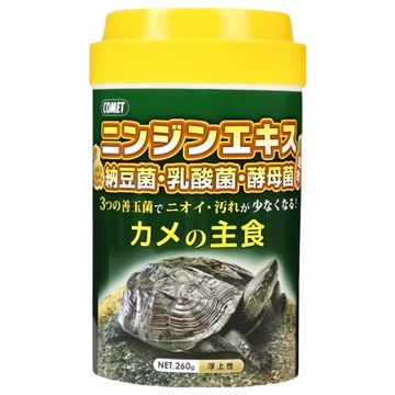 COMET 可美多 紅蘿蔔納豆菌澤龜飼料 新食感 烏龜零食  260g  1瓶