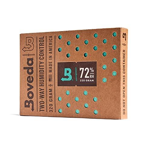 Boveda 葉巻 タバコ用 72-RH 2-湿度 コントロール サイズ 320 使用 最大 100 葉巻 特許 技術 シガー ヒュミドール 1-カウント OWB