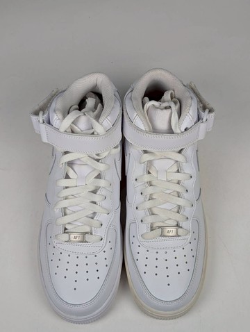 微瑕疵-左右腳中底鞋底鞋面鞋帶泛黃色差 CW2289-111 M8.5 Nike Air Force 1 中筒鞋 白 男鞋