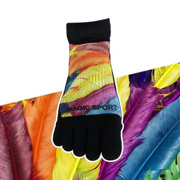 美肌刻Magicsport-【抗菌除臭五趾襪】#020【19Y18W02】除臭襪 五指襪 短襪 圖案襪 男襪 女襪 機能襪 機能短襪 抗菌襪 台灣製造