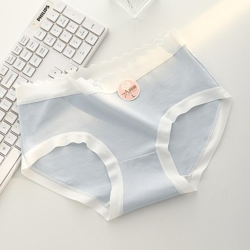 【Maggie+】7A全褲抑菌云柔棉感無痕彈力女用內褲-藍色