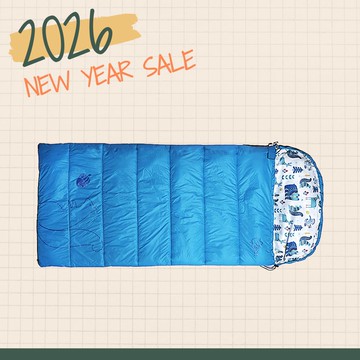 松鼠小精靈兒童睡袋-天空藍-OB22703-B