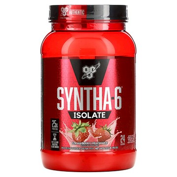 BSN, Syntha-6 Isolate，蛋白質粉混合飲品，草莓奶昔，2.01磅（912 克）