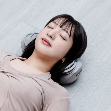 【雲朵式按摩】氣壓熱敷頸部按摩器│3ZeBra 朵朵枕