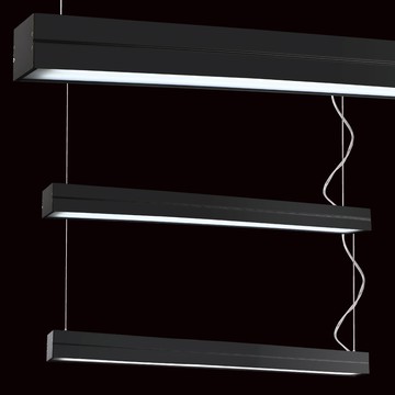 工業風LED黑色擴散增亮版辦公室吊燈 40-72291、72292