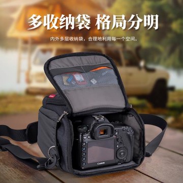 單肩快拍相機包適用佳能5D4/850D/90D/EOS R5/R6尼康D850/z7ii/Z6/Z5索尼A7R M3/A7R4微單單反攝影包三角腰包