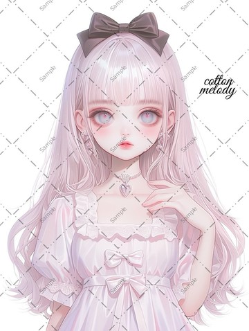 original sticker no.1243 人物貼紙 原創貼紙 人物貼紙 女孩貼紙 原創人物貼紙