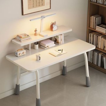家用學習書桌可升降E1級環保降甲醛高端輕奢學習課桌書桌100x60cm