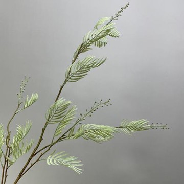 仿真洛塵含羞草害羞草絹花假花仿真綠植婚慶樣板房家裝飾軟裝花束